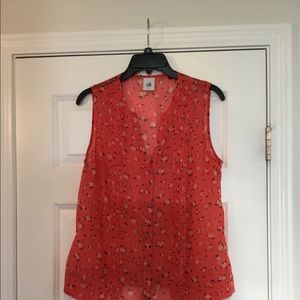 Cabi Pintuck Blouse size small